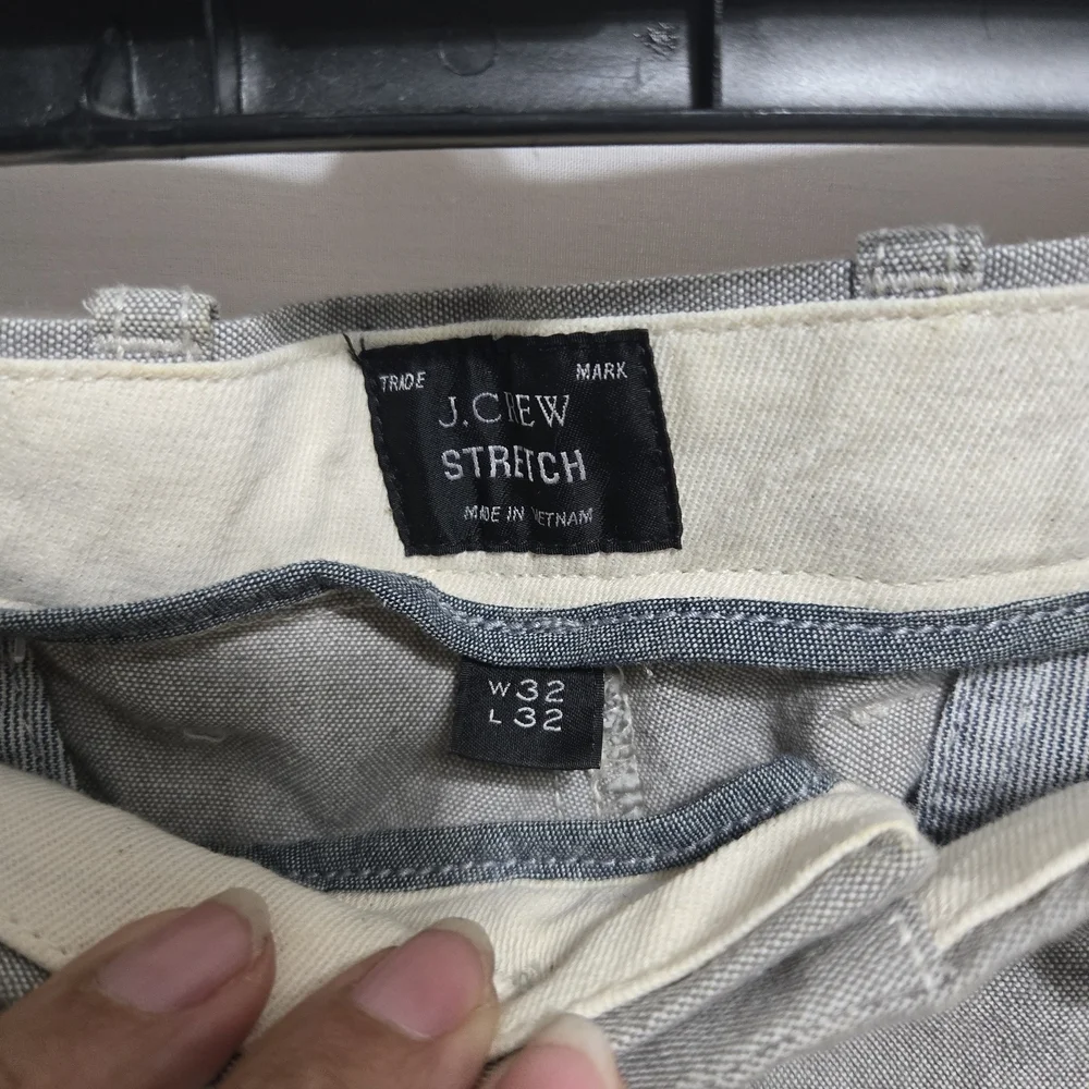 J. Crew Gray Dress Pants Lightweight Cotton Blend